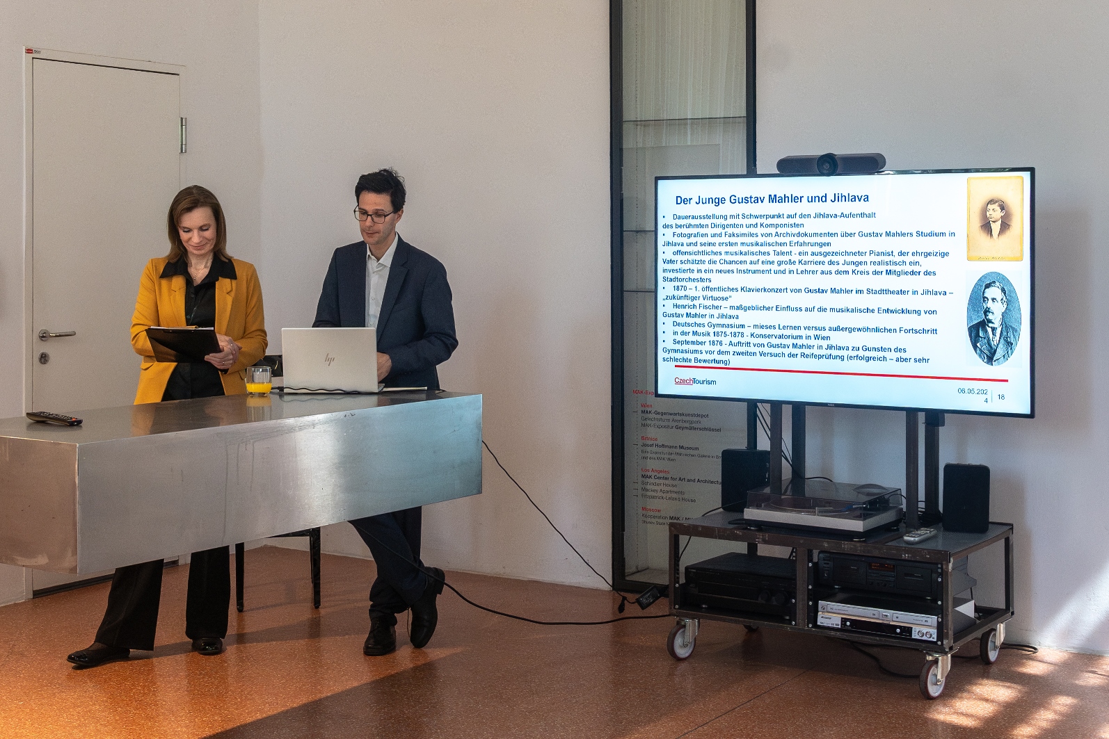 Tisková konference ve Vídni